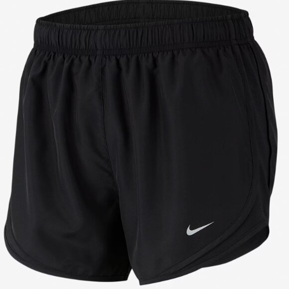 Nike Tempo Women's Brief-Lined Running Shorts Black Large - Picture 1 of 3